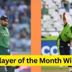 ICC Player of the Month August 2023