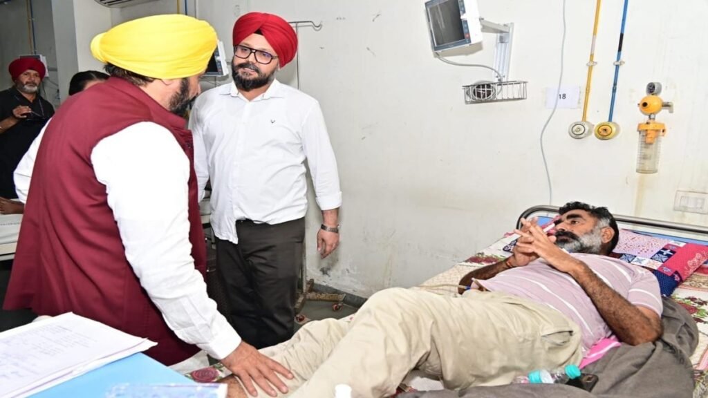 CM भगवंत सिंह मान द्वारा बठिंडा के एडवांस्ड कैंसर इंस्टीट्यूट का अचानक दौरा, सुविधाओं और मरीजों की देखभाल का जायजा लिया