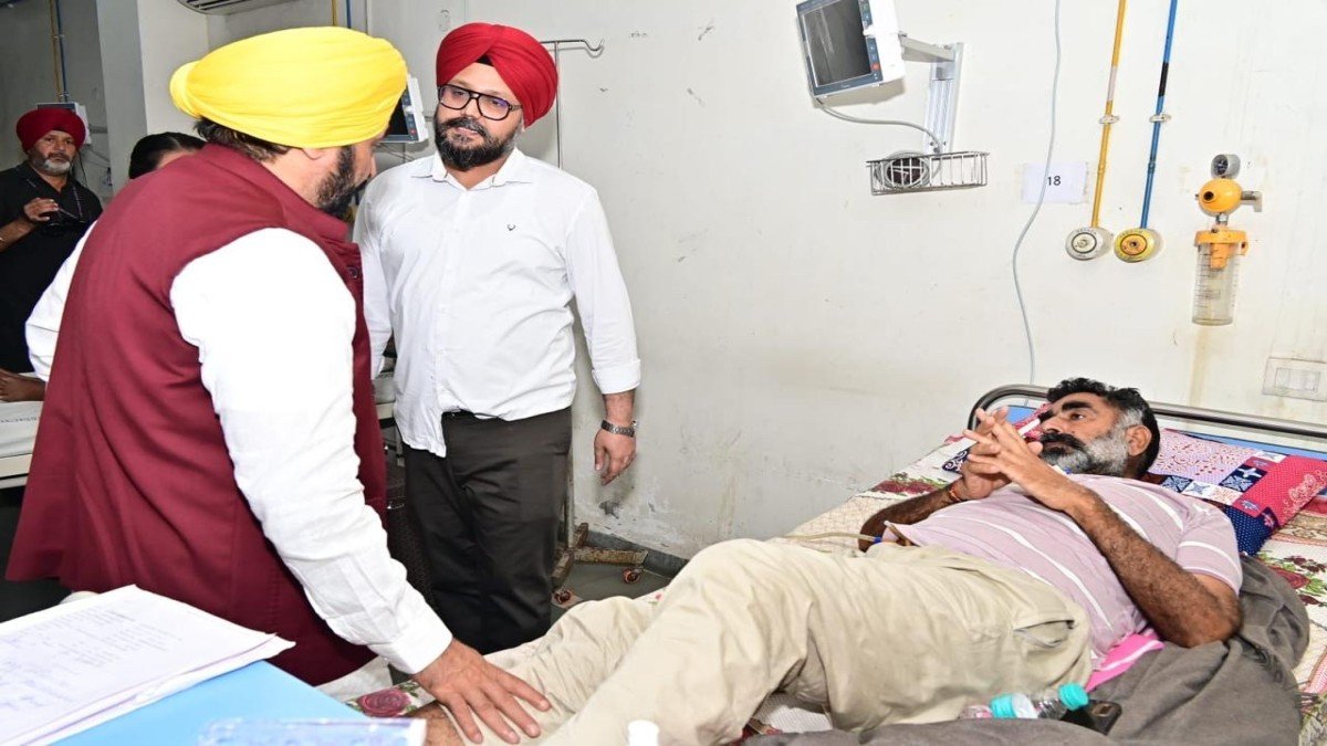 CM भगवंत सिंह मान द्वारा बठिंडा के एडवांस्ड कैंसर इंस्टीट्यूट का अचानक दौरा, सुविधाओं और मरीजों की देखभाल का जायजा लिया