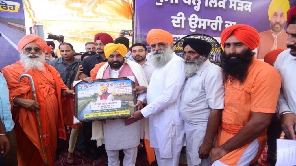 15 गांवों के हजारों परिवारों को बेहतर आवागमन सुविधा मिलेगी और सतलुज की बाढ़ के खतरे से स्थायी राहत मिलेगी : CM भगवंत सिंह मान