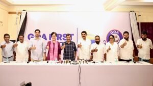 केजरीवाल ने की गोवा में आम आदमी पार्टी और गोवा फॉरवर्ड पार्टी के बीच गठबंधन की घोषणा