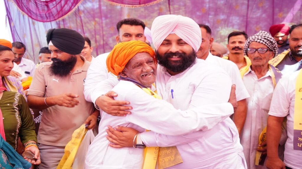 श्री आनंदपुर साहिब हलके में गूंजा भगवंत मान दोबारा का नारा